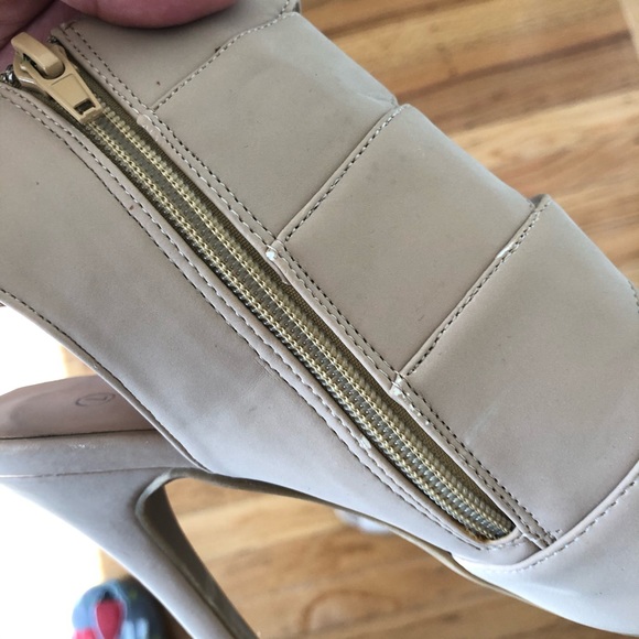 Peep-Toe Bootie Heels - Picture 6 of 6